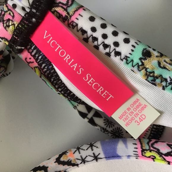 DONATED Victoria’s Secret Bikini top 34D - Picture 3 of 6